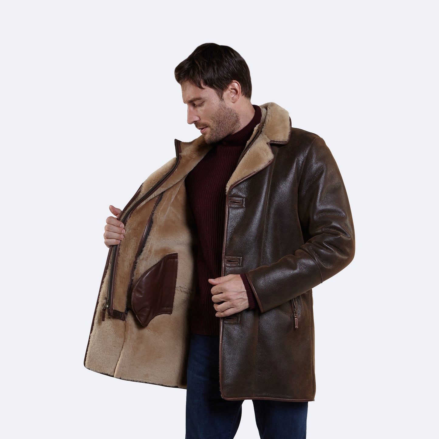 Warren Sheepskin Coat