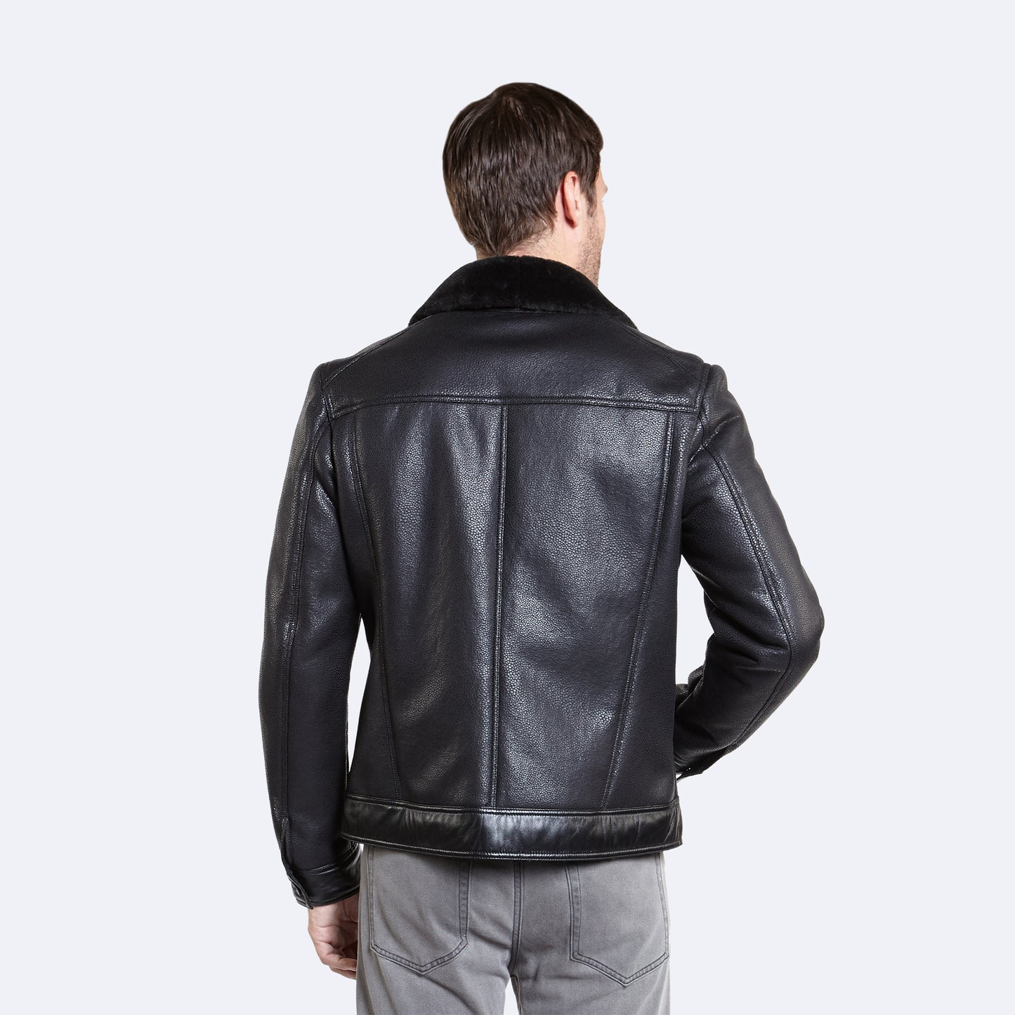 Calvin Sheepskin Jacket