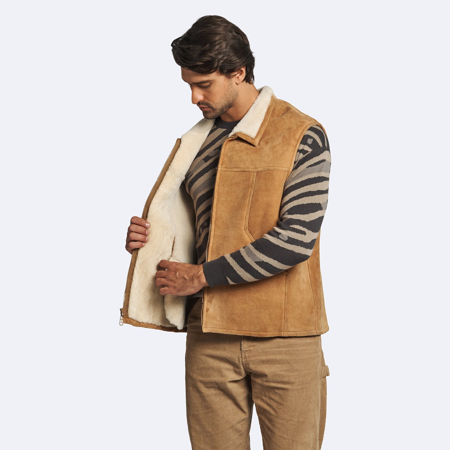 Brighton Shearling Vest