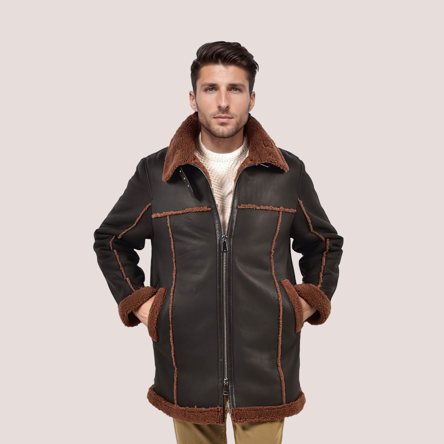 Ethan Sheepskin Coat