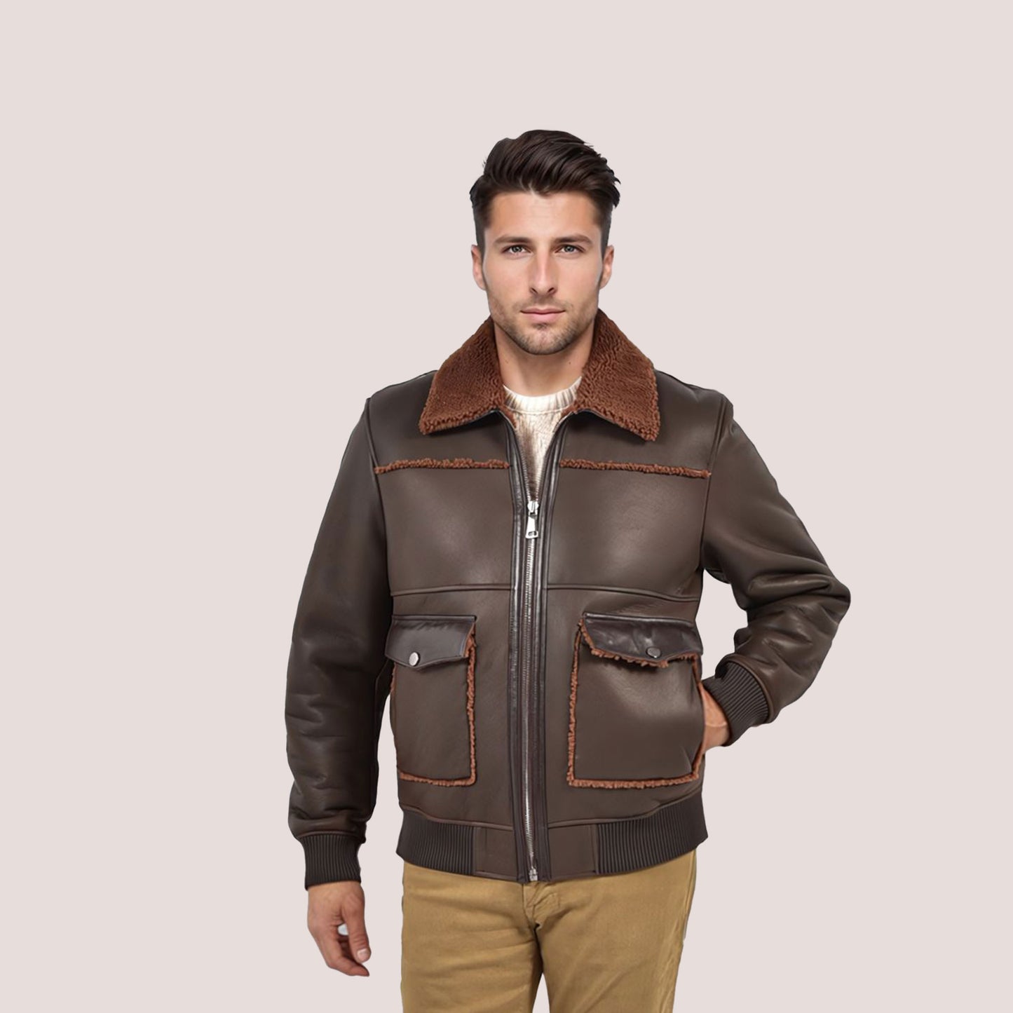 George Sheepskin Jacket