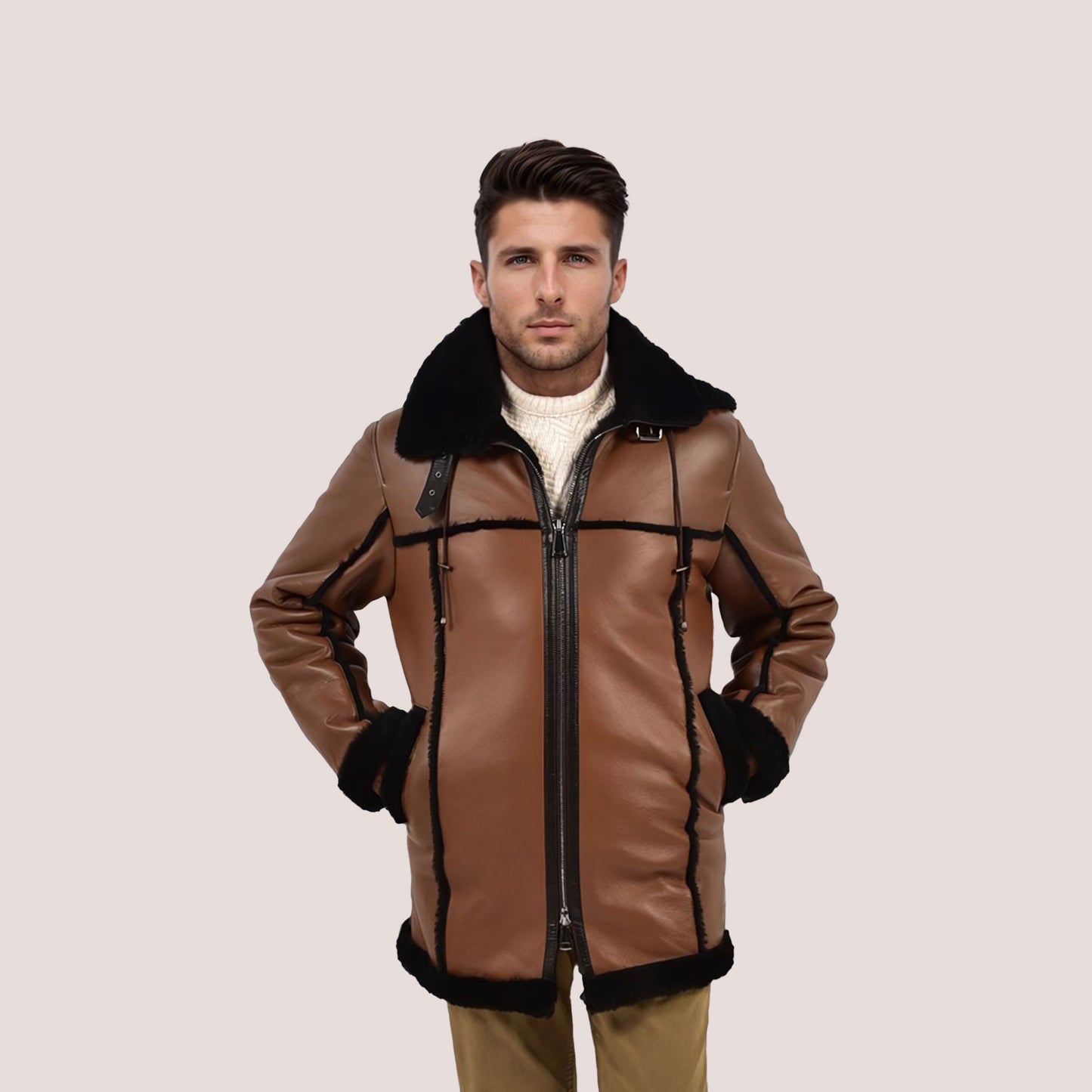 Ethan Sheepskin Coat
