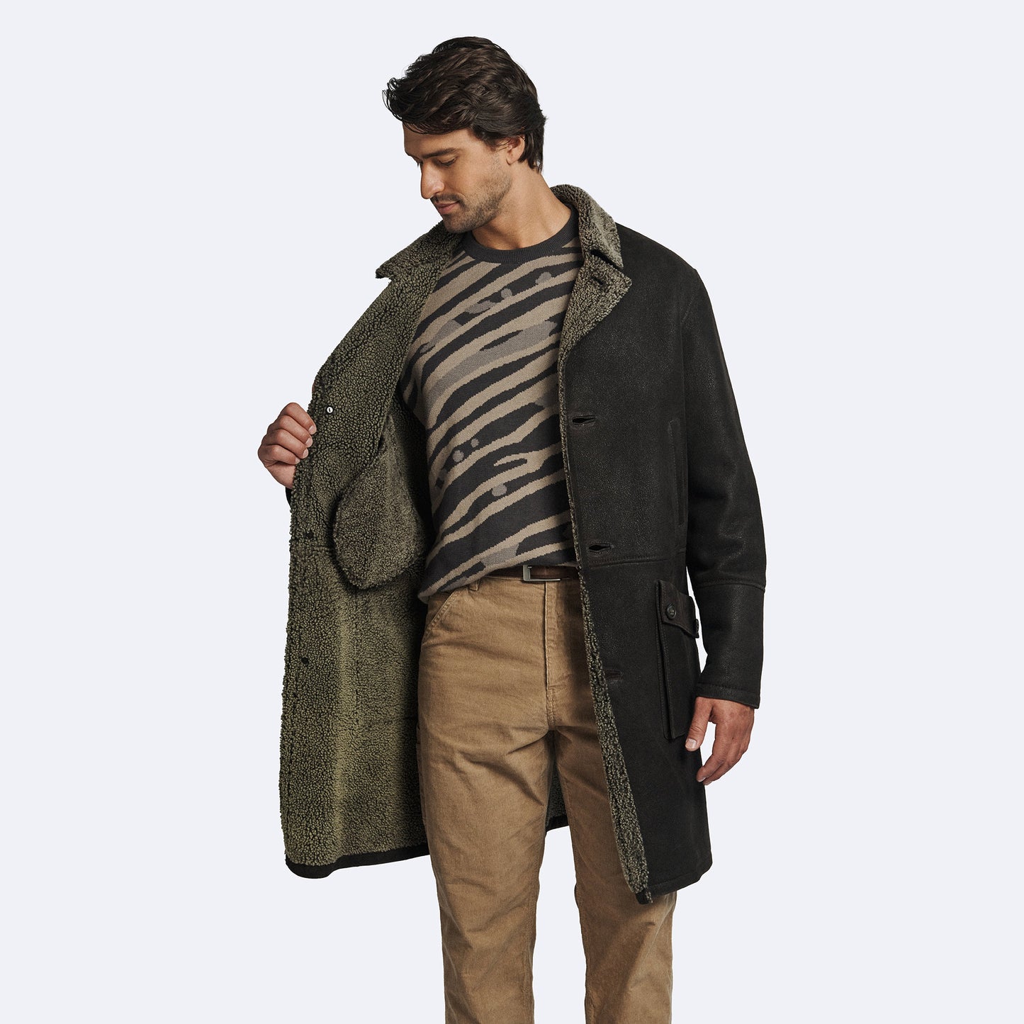 Nigel Sheepskin Coat