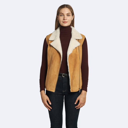 Acacia Shearling Vest