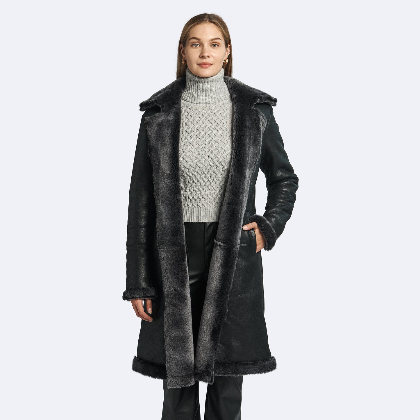 Hailey Sheepskin Coat
