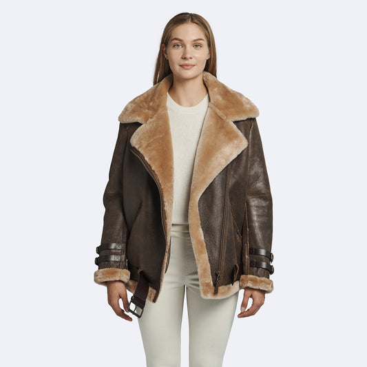 Lindsay Shearling Coat