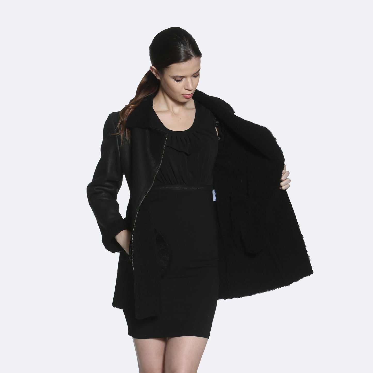 Diane Sheepskin Coat