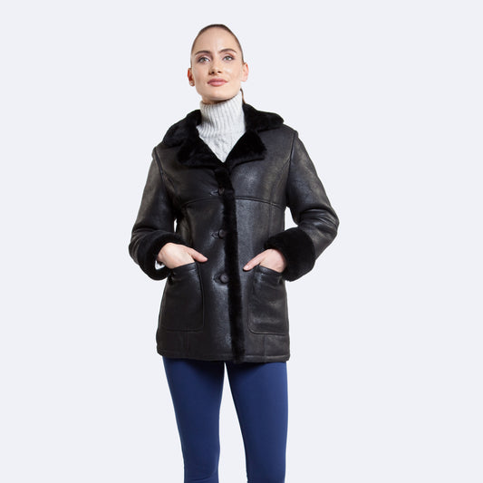 Elena Sheepskin Jacket
