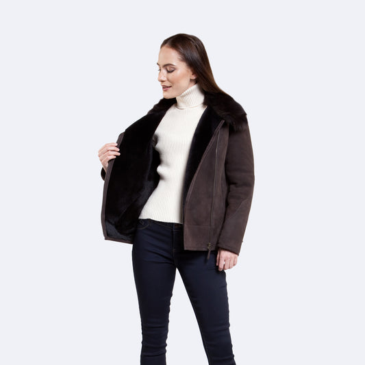 Ginger Sheepskin Jacket