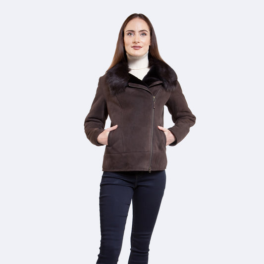 Ginger Sheepskin Jacket