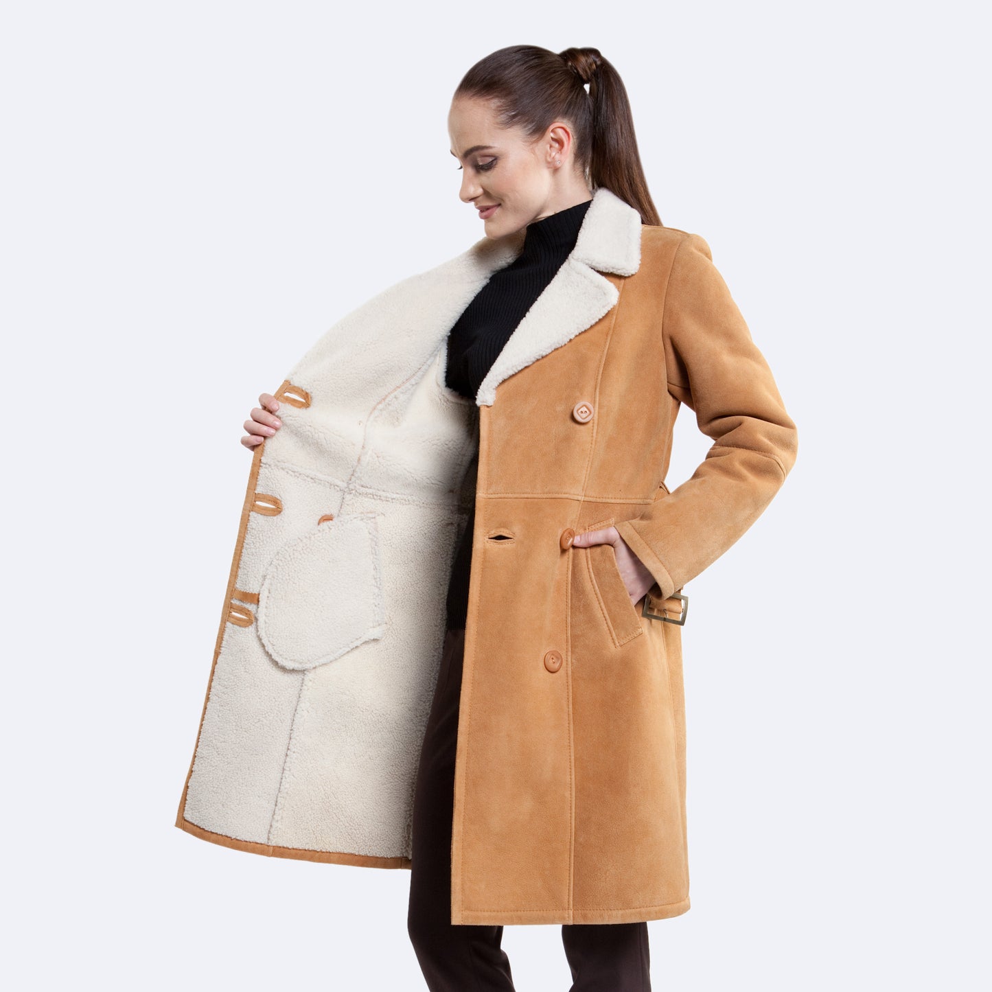 Alexa Sheepskin Coat
