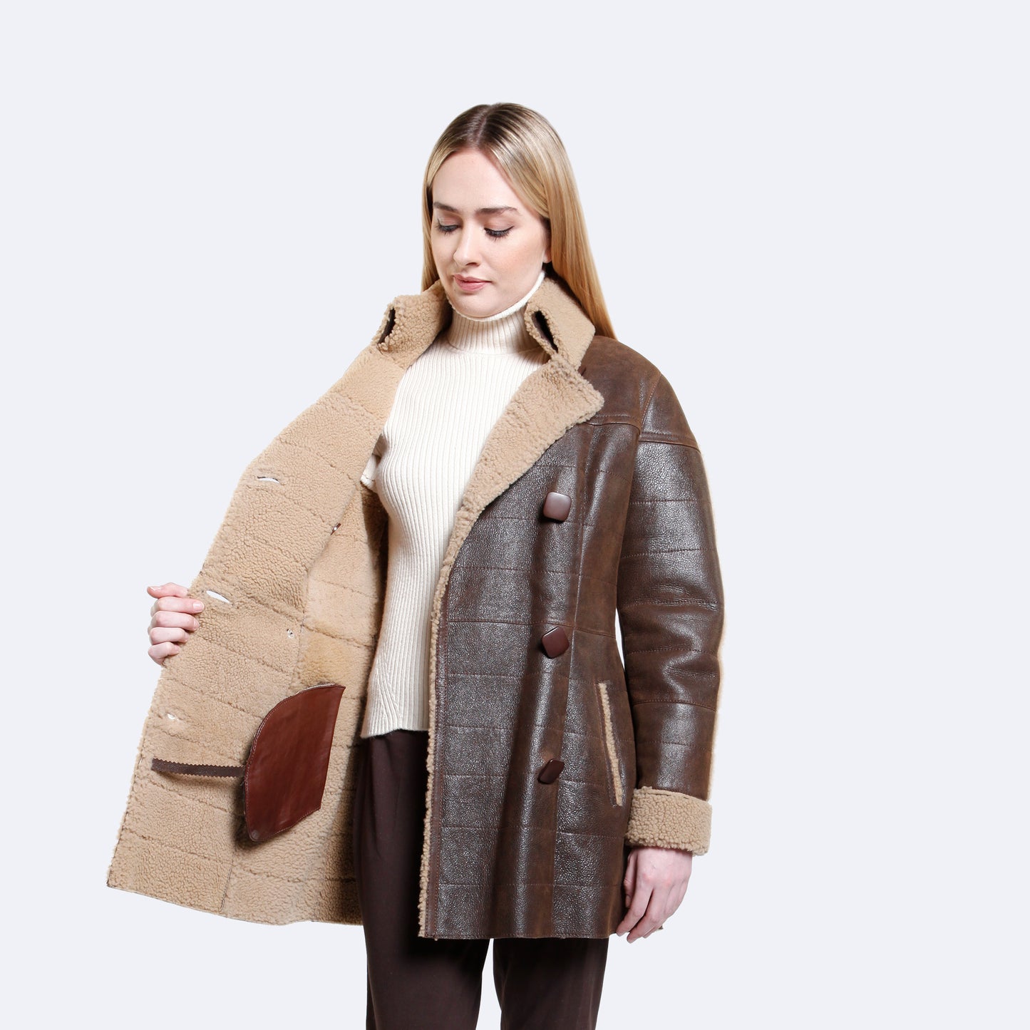 Sophie Sheepskin Coat