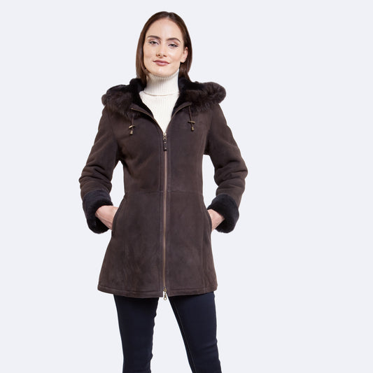 Stacy Sheepskin Coat