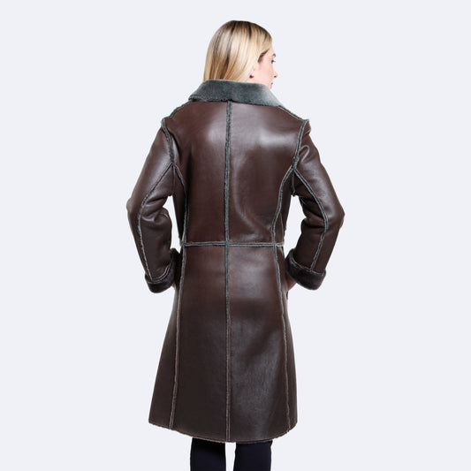 Sophia Sheepskin Coat