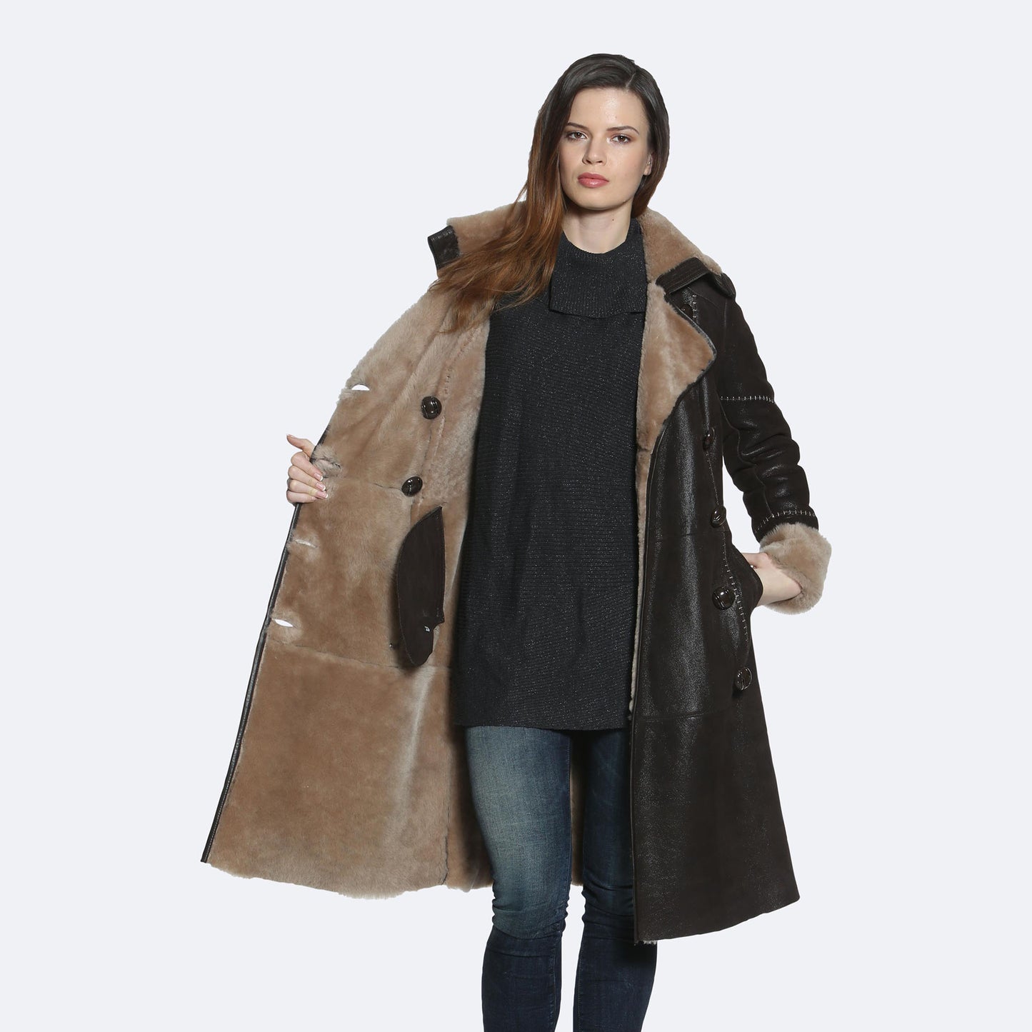 Pam Sheepskin Coat