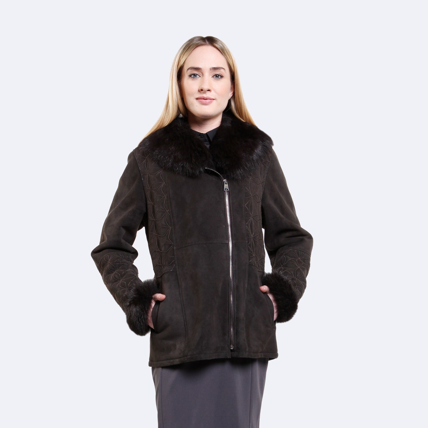 Sara Sheepskin Jacket