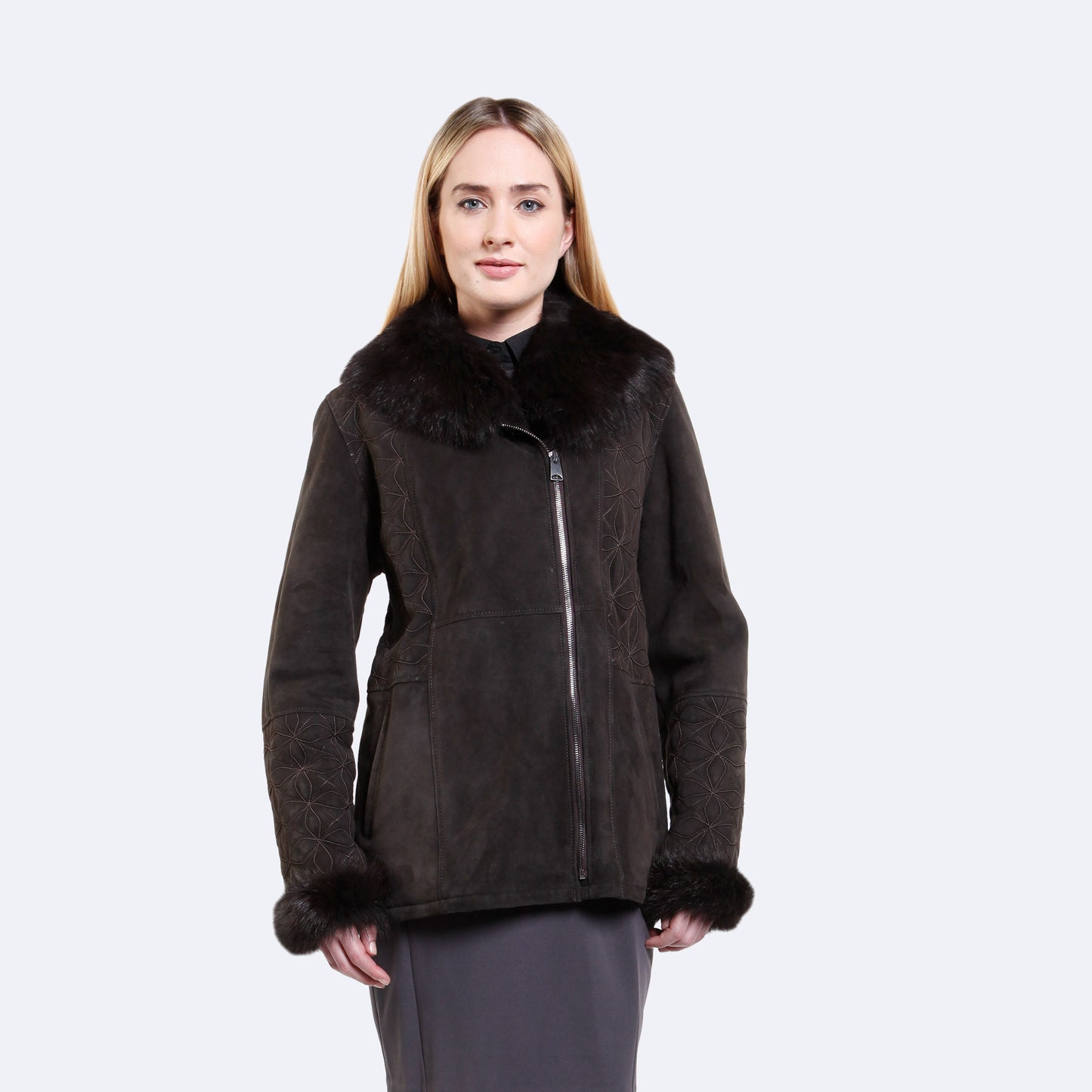 Sara Sheepskin Jacket