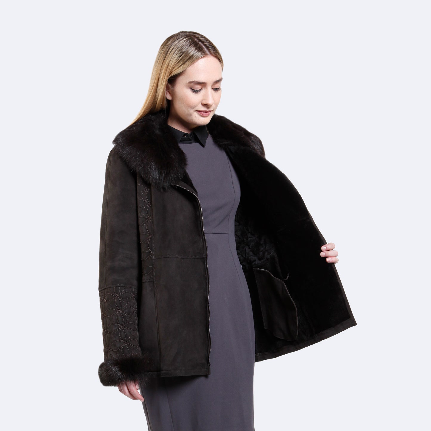 Sara Sheepskin Jacket