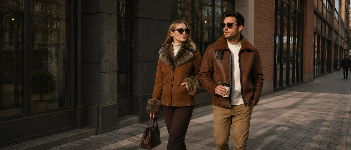 How to Style a Shearling Jacket for a Modern Streetwear Look