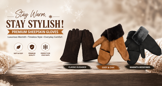  women’s shearling gloves