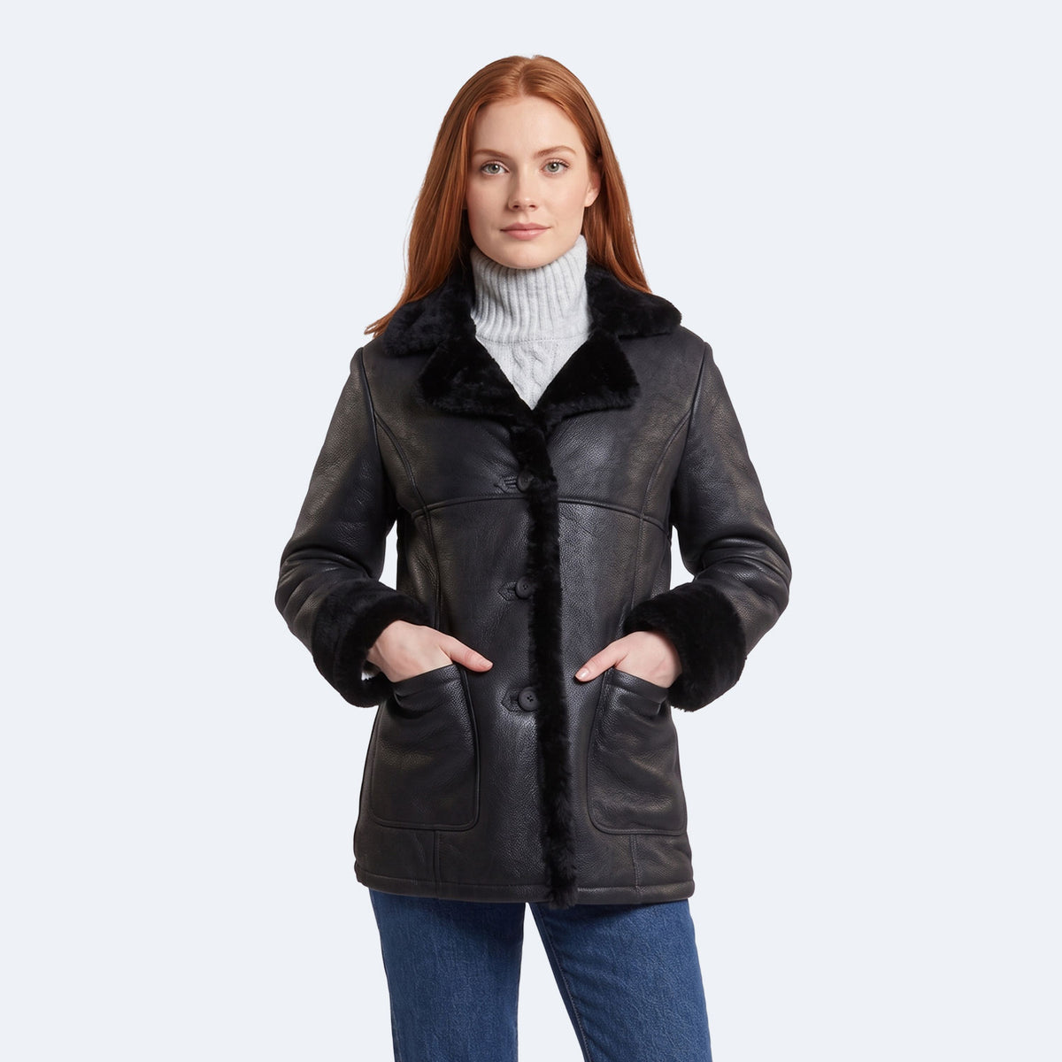 Elena Sheepskin Jacket