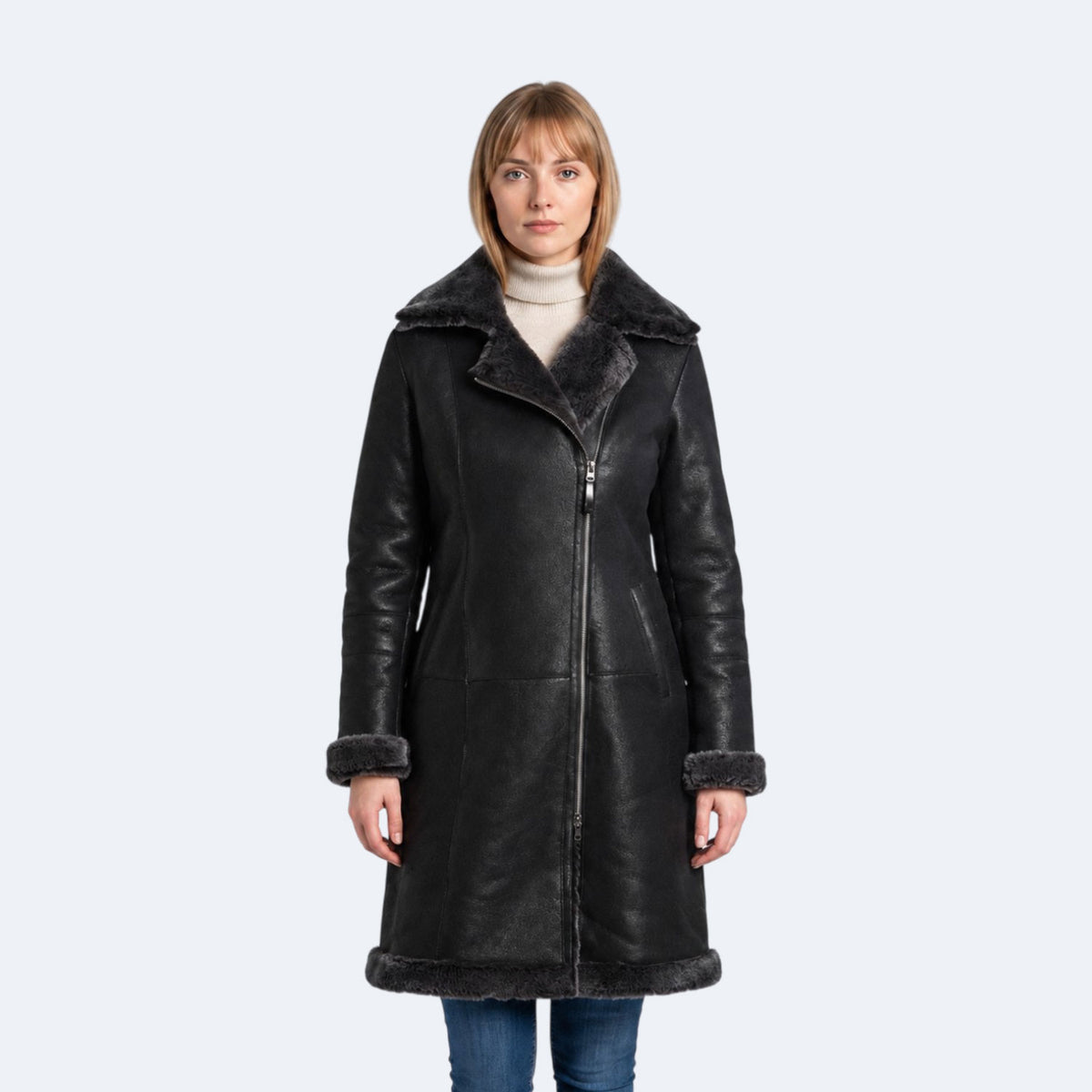 Hailey Sheepskin Coat