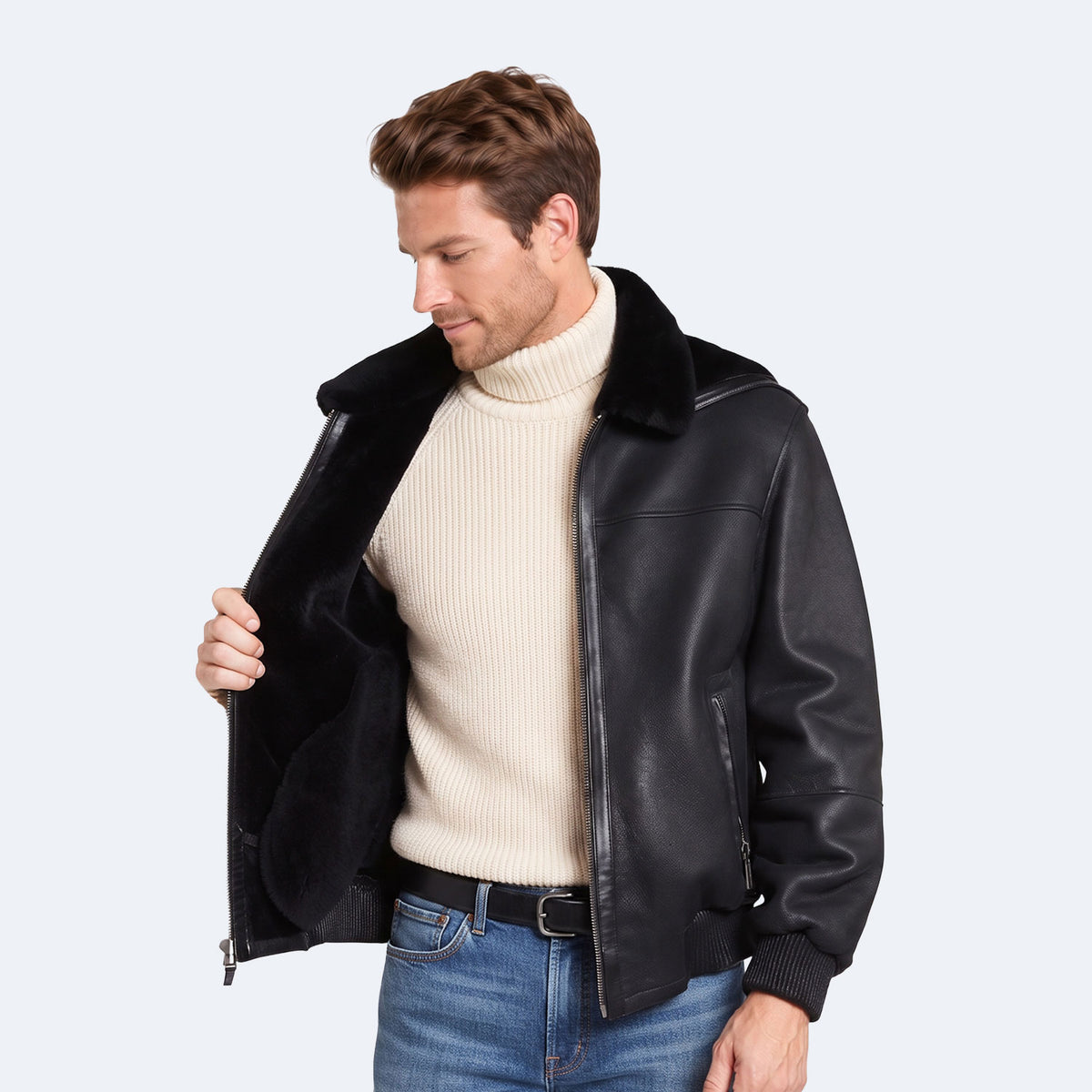 Edwin Sheepskin Jacket-2