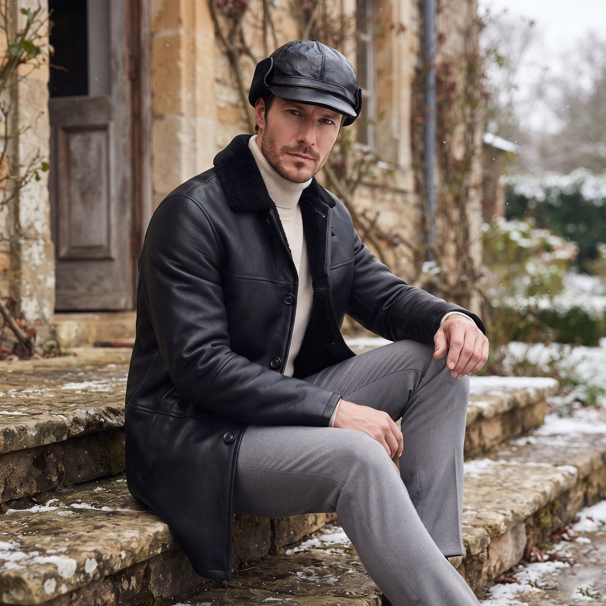 Bowery Sheepskin Hat-4