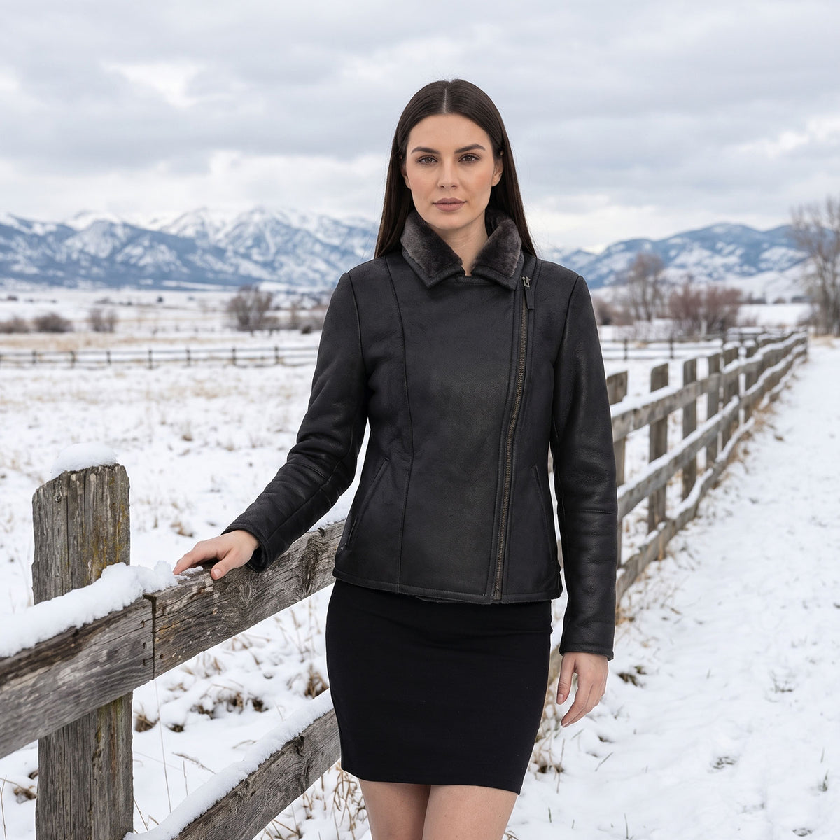 Daphne Sheepskin Jacket-4