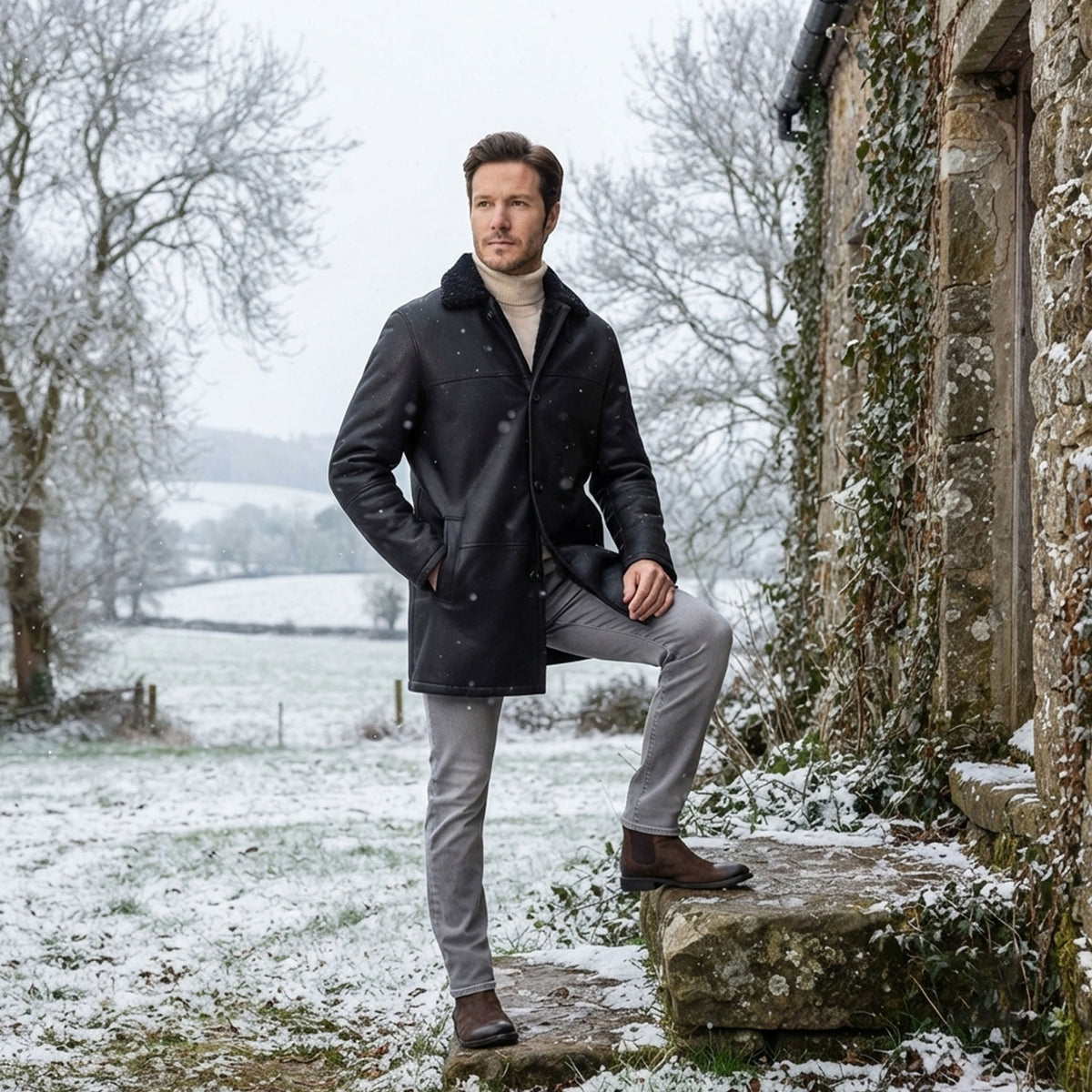 Walter Sheepskin Jacket-4