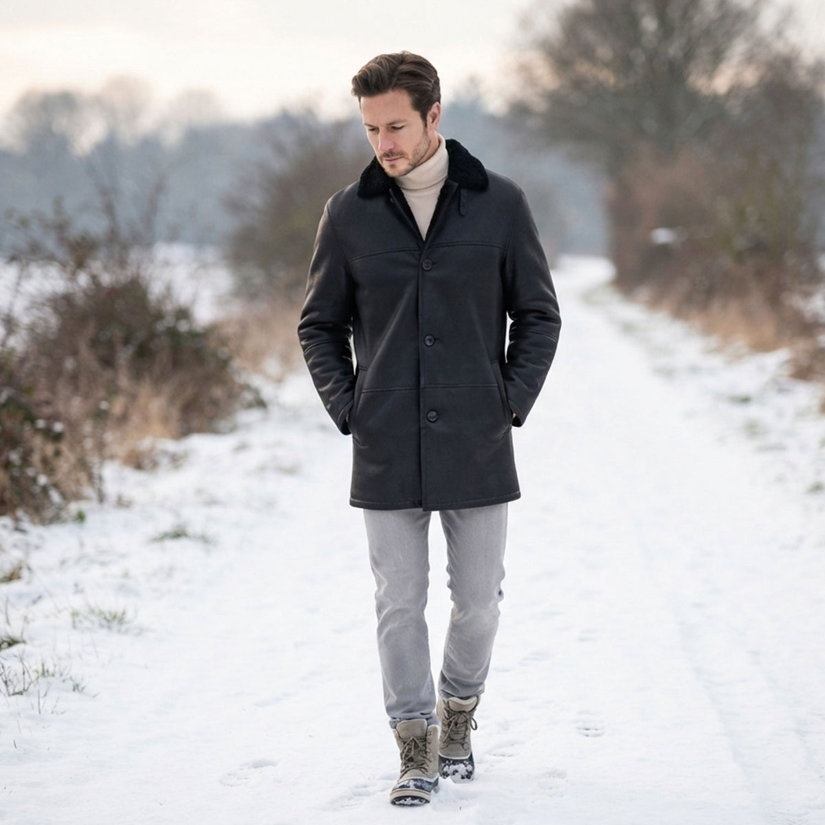 Walter Sheepskin Jacket-5