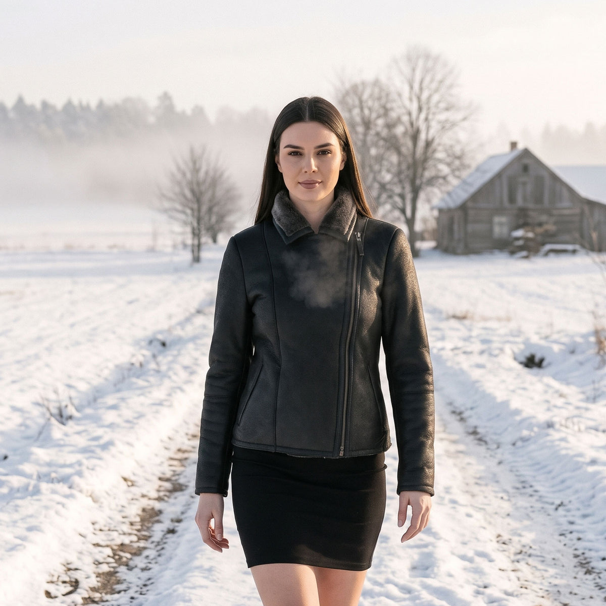 Daphne Sheepskin Jacket-5