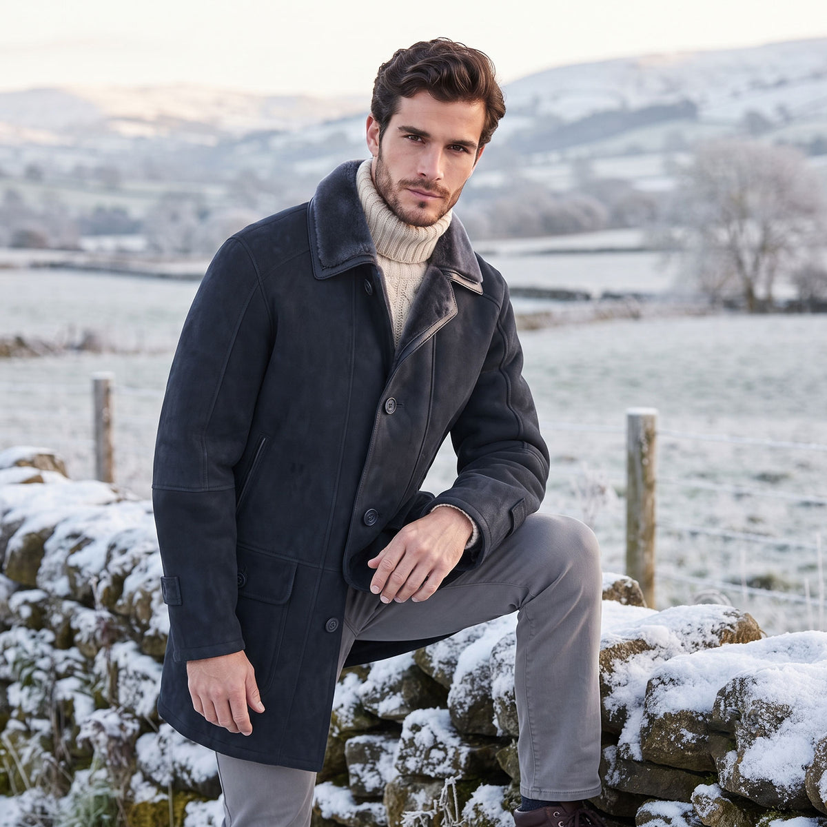 Steward Sheepskin Coat-5