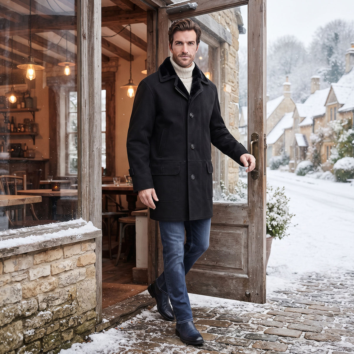 Stanley Sheepskin Coat-5