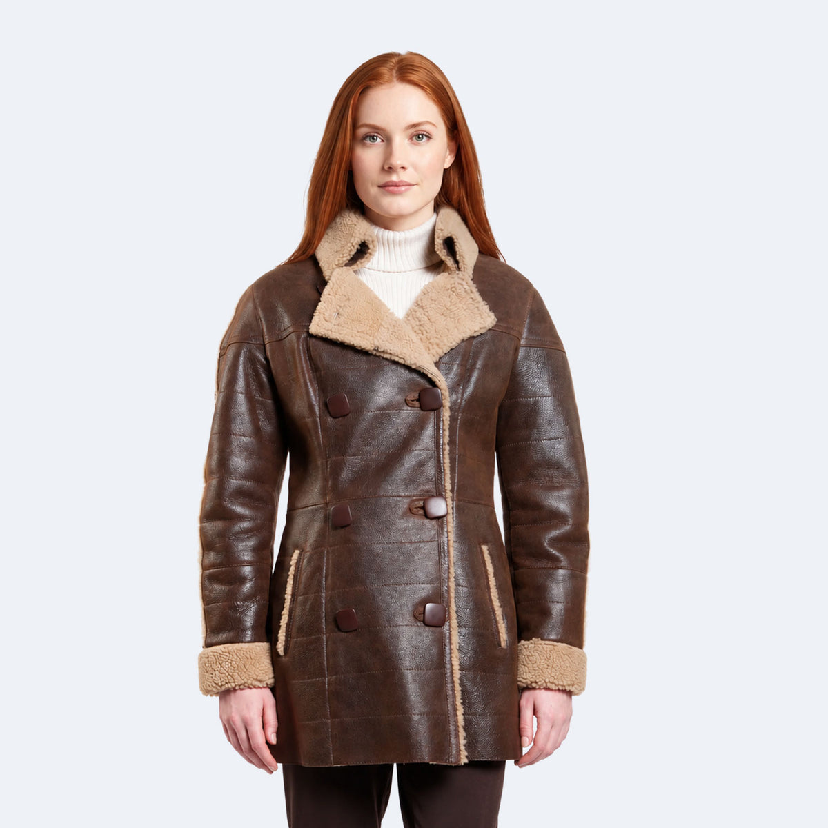 Sophie Sheepskin Coat
