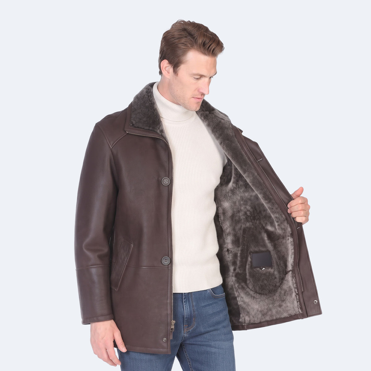 Mitchell Sheepskin Coat-7