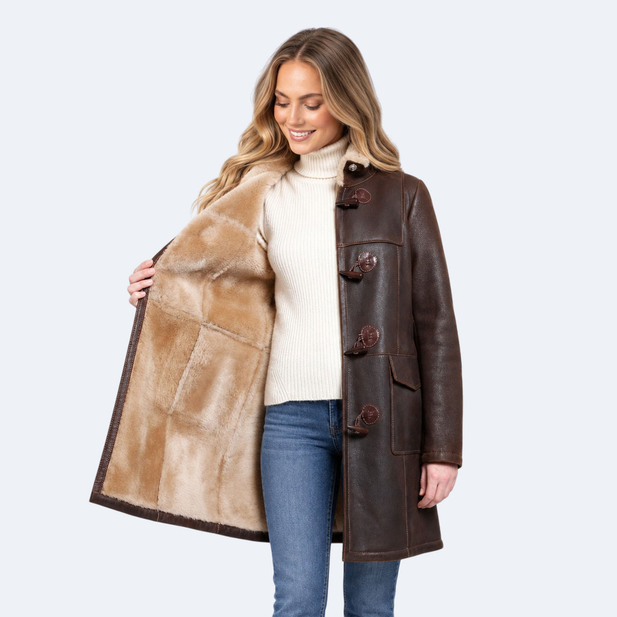 Olivia Sheepskin Coat