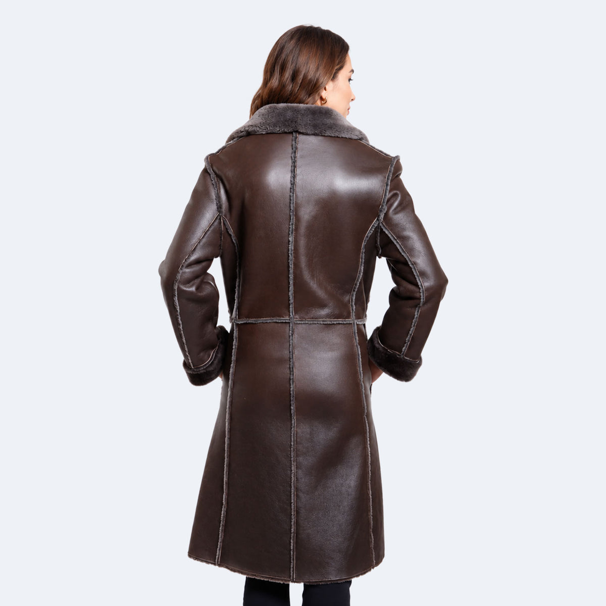 Sophia Sheepskin Coat-3