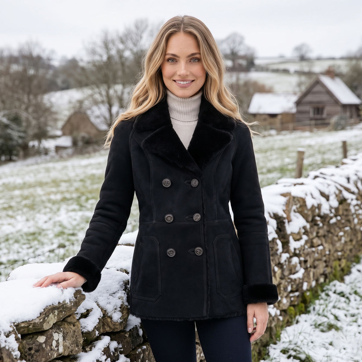 Gabriella Sheepskin Jacket-4