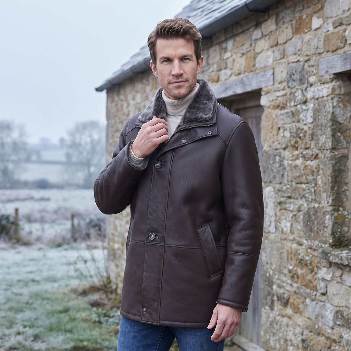 Mitchell Sheepskin Coat-9