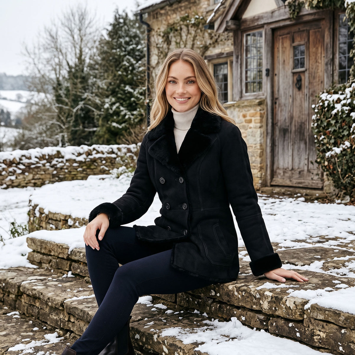 Gabriella Sheepskin Jacket-5