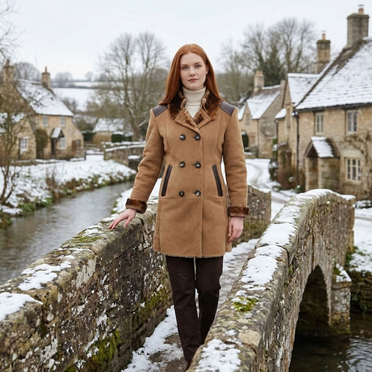 Brooklyn Sheepskin Coat-5