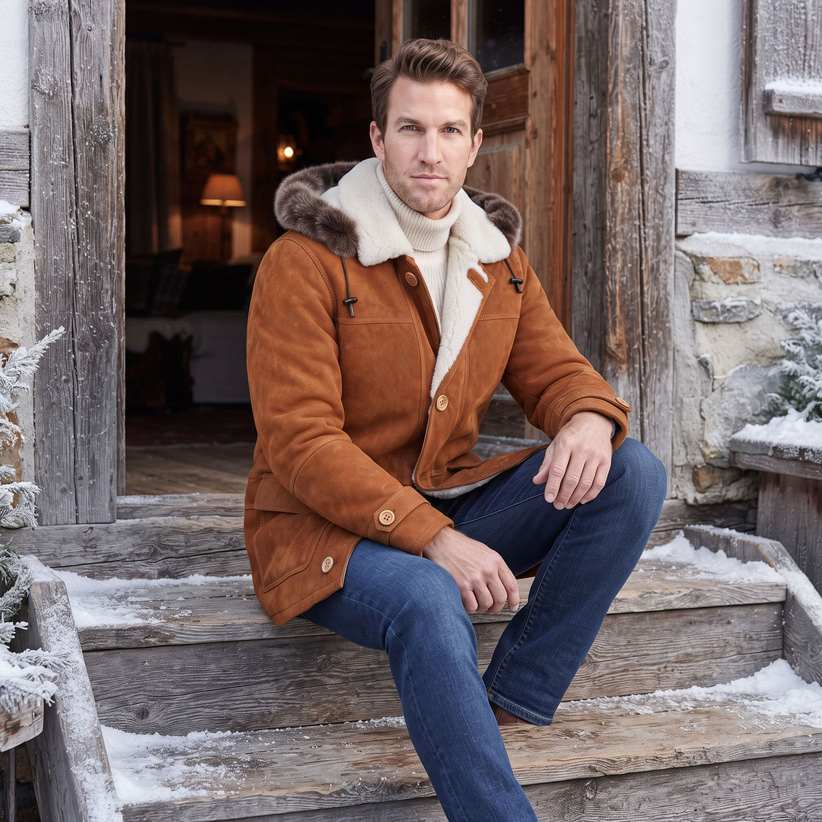Martin Sheepskin Coat-4