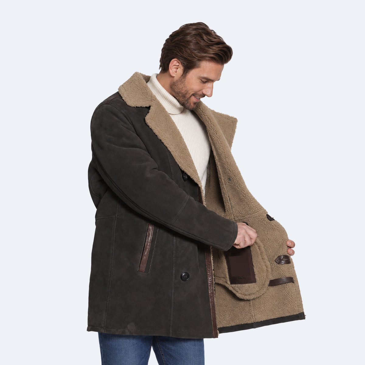 Leroy Sheepskin Coat-zoom-7