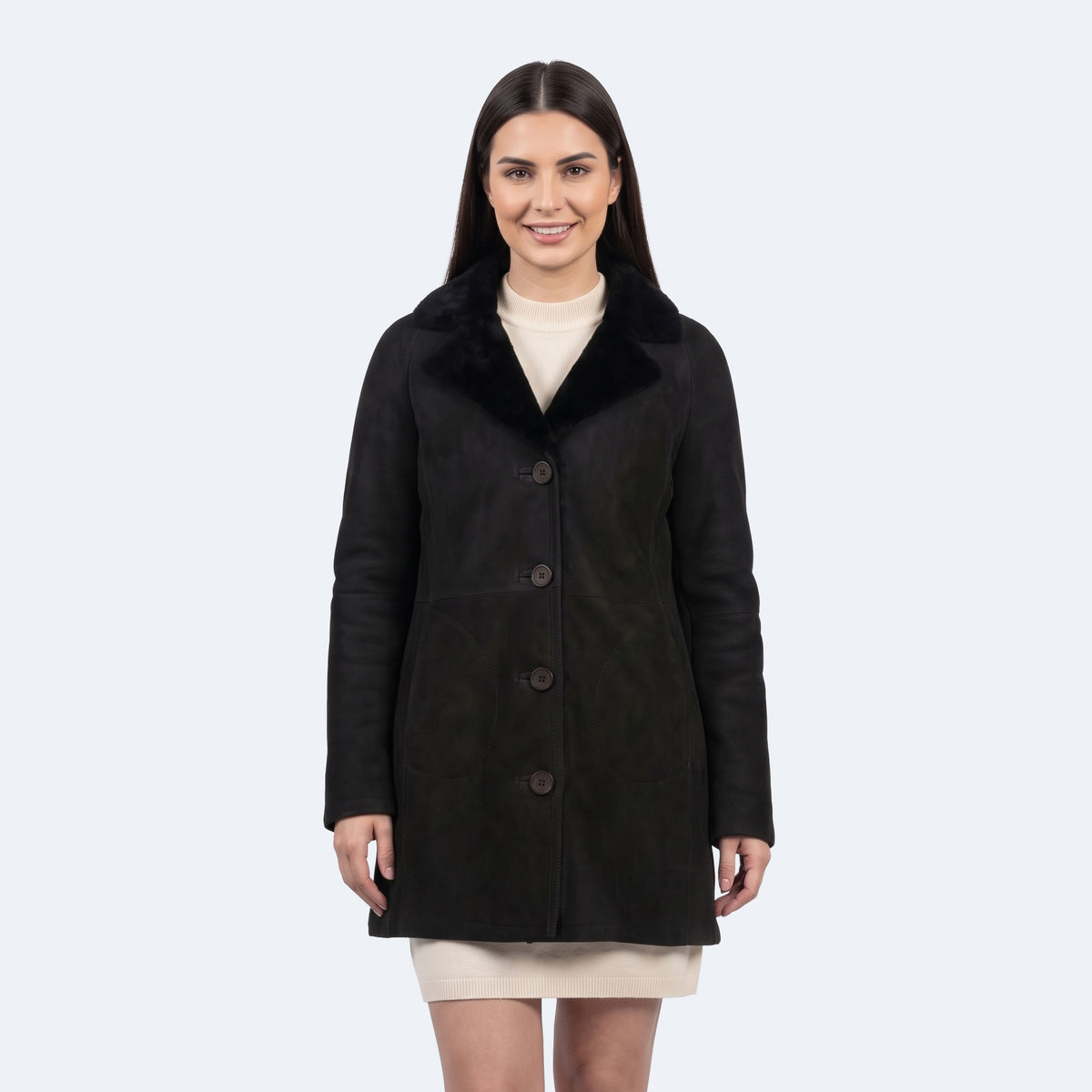 Leslie Sheepskin Coat
