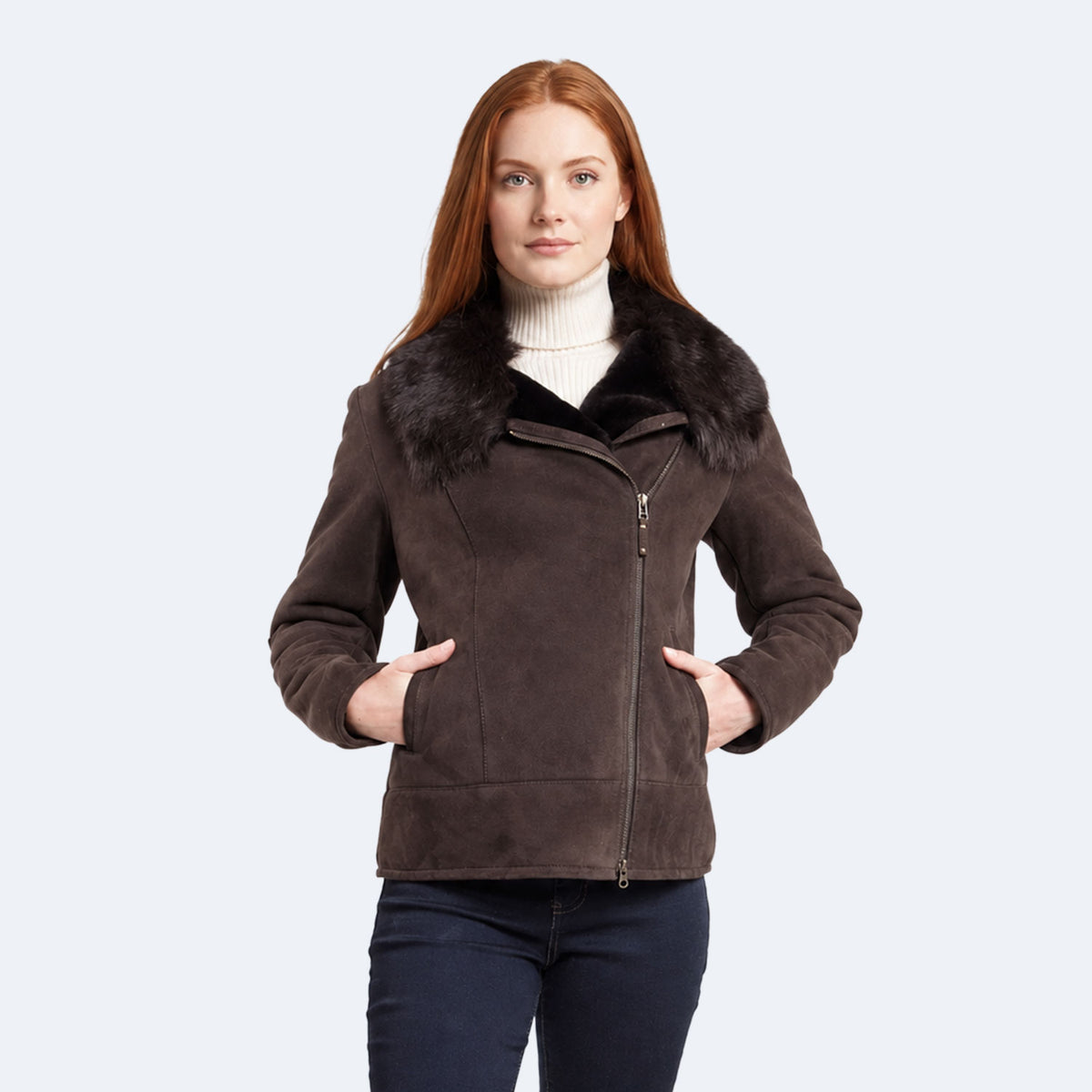 Ginger Sheepskin Jacket