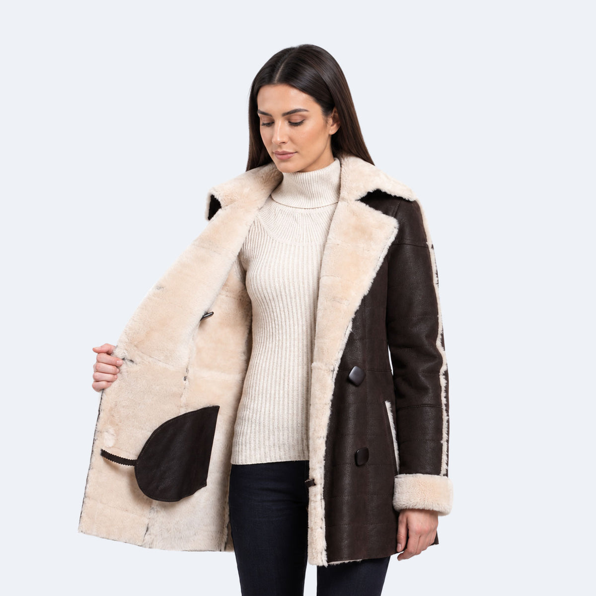 Skylar Sheepskin Coat