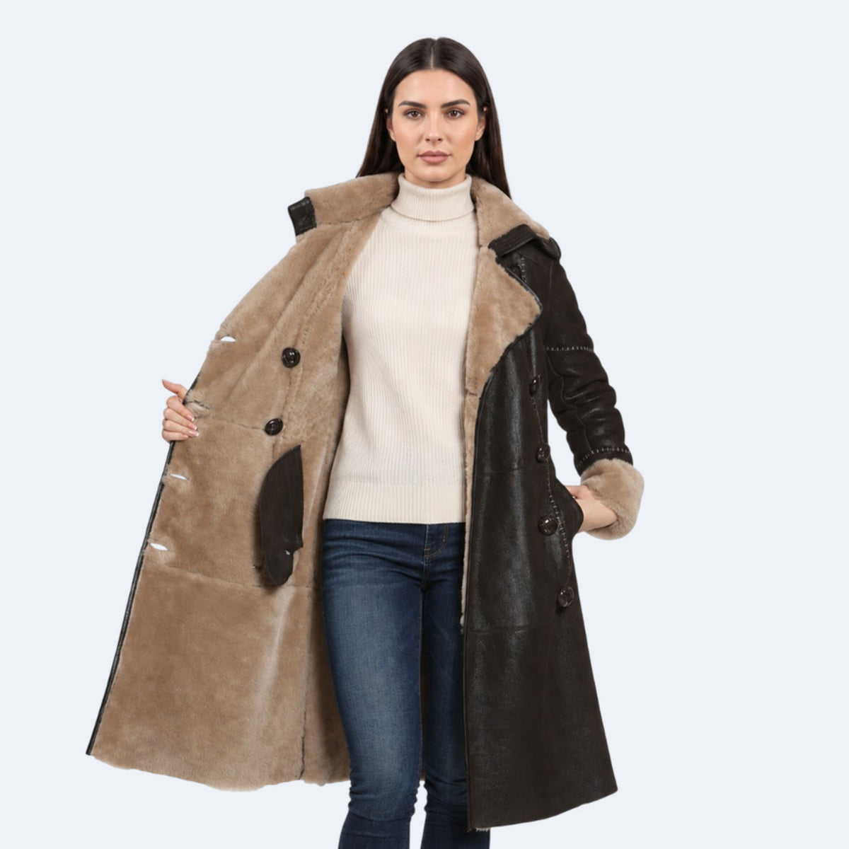 Pam Sheepskin Coat