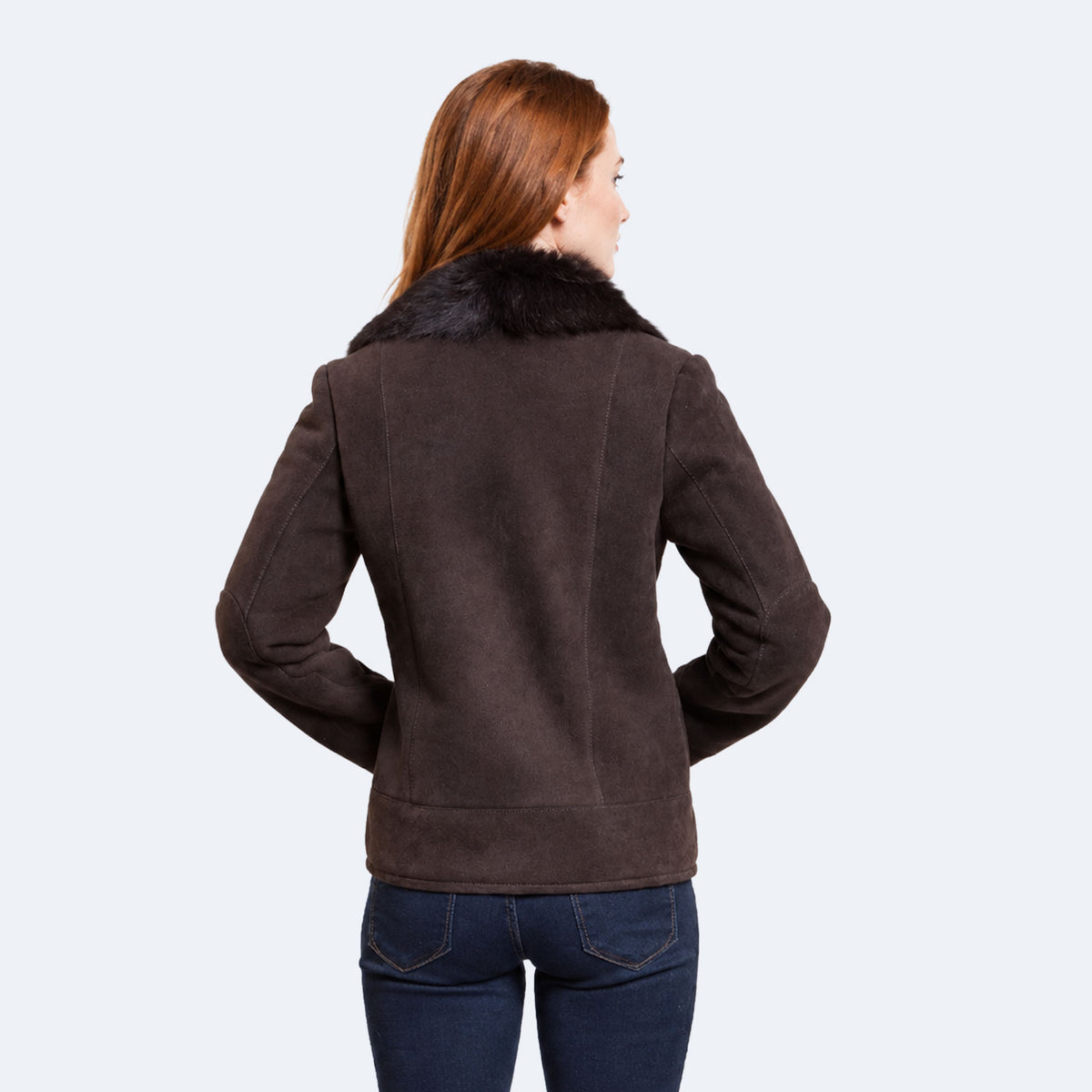 Ginger Sheepskin Jacket-3