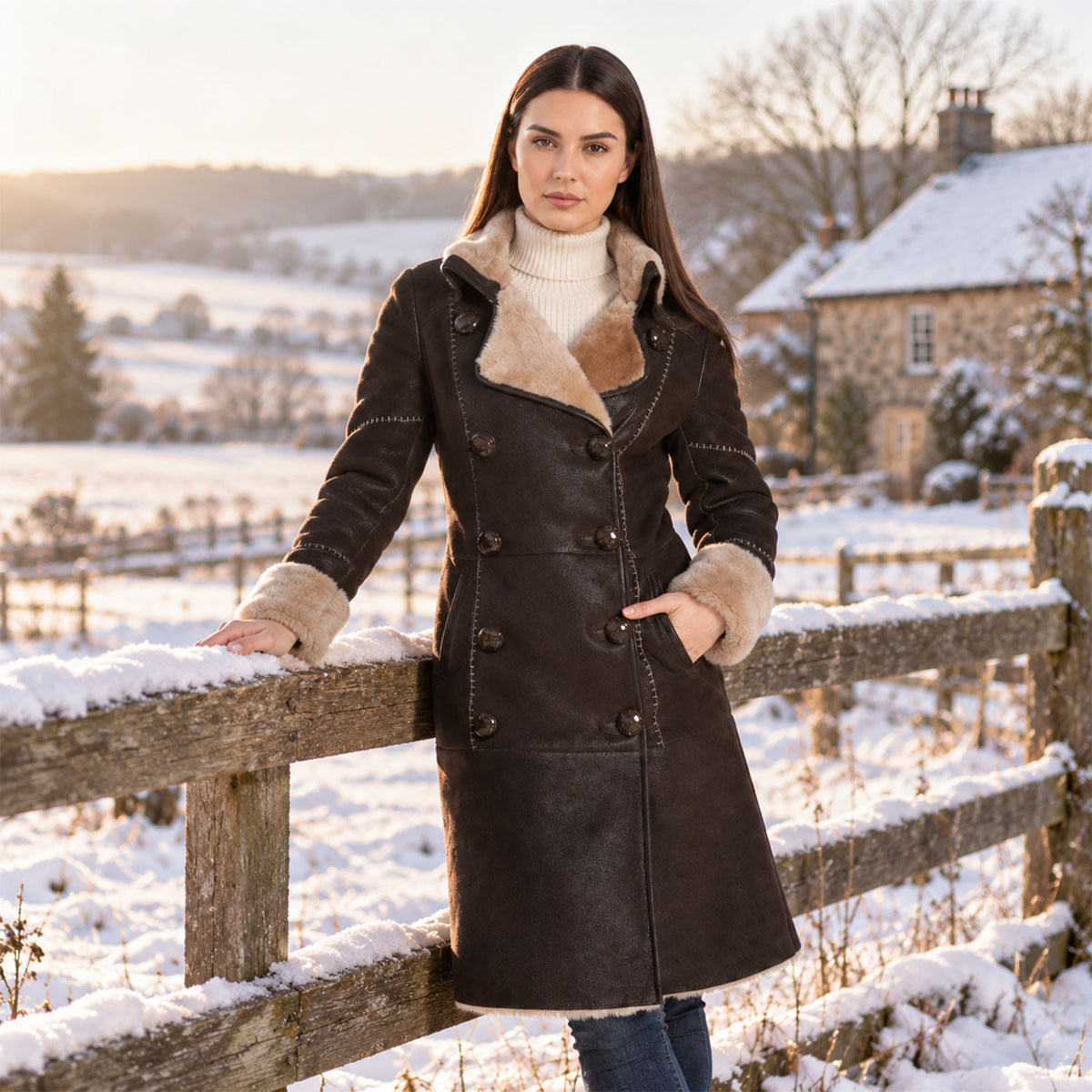 Pam Sheepskin Coat-4